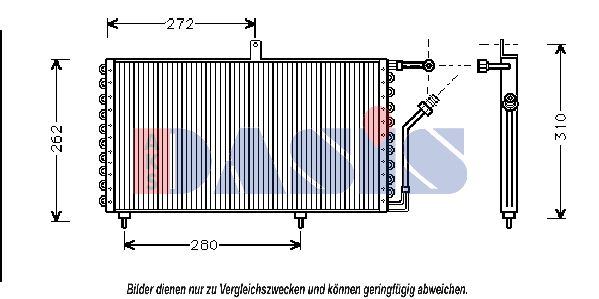 AKS DASIS Kondensaator,kliimaseade 162070N